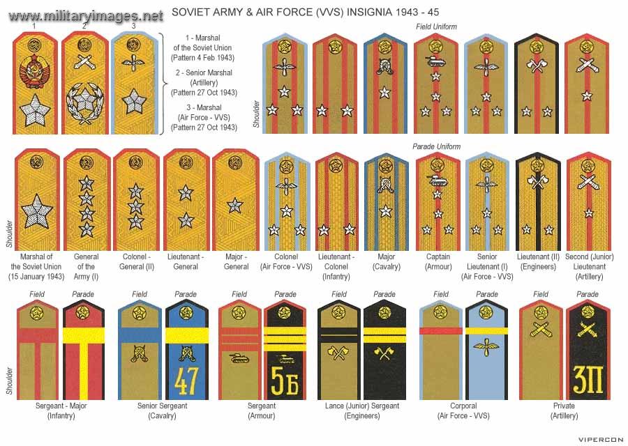 Ww2 Soviet Ranks And Insigna Coh2org